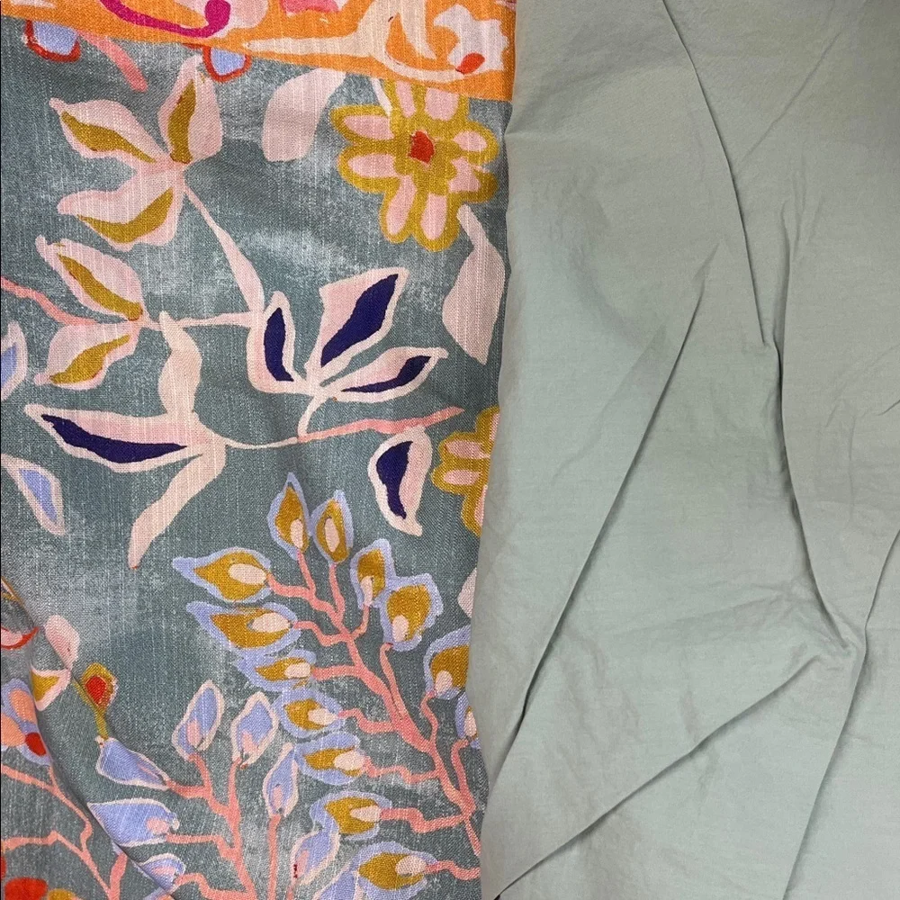 Anthropologie Lacey Set of 2 King Pillow Shams New